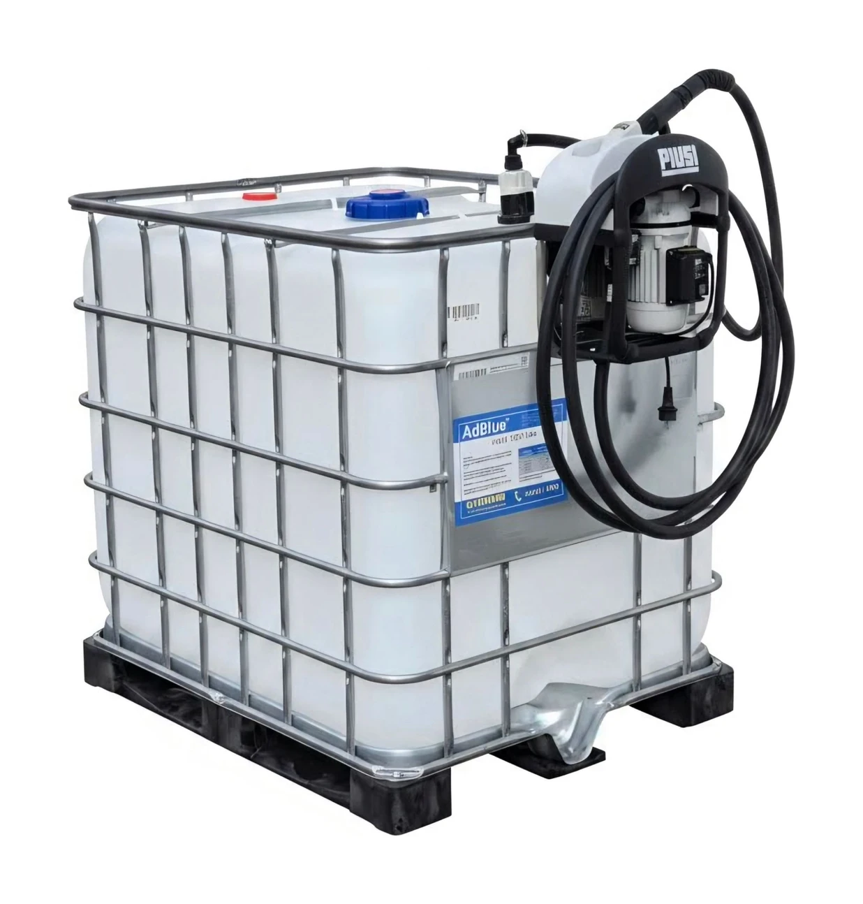 AdBlue® Betankungsset – IBC 1.000 l mit PIUSI-Pumpe